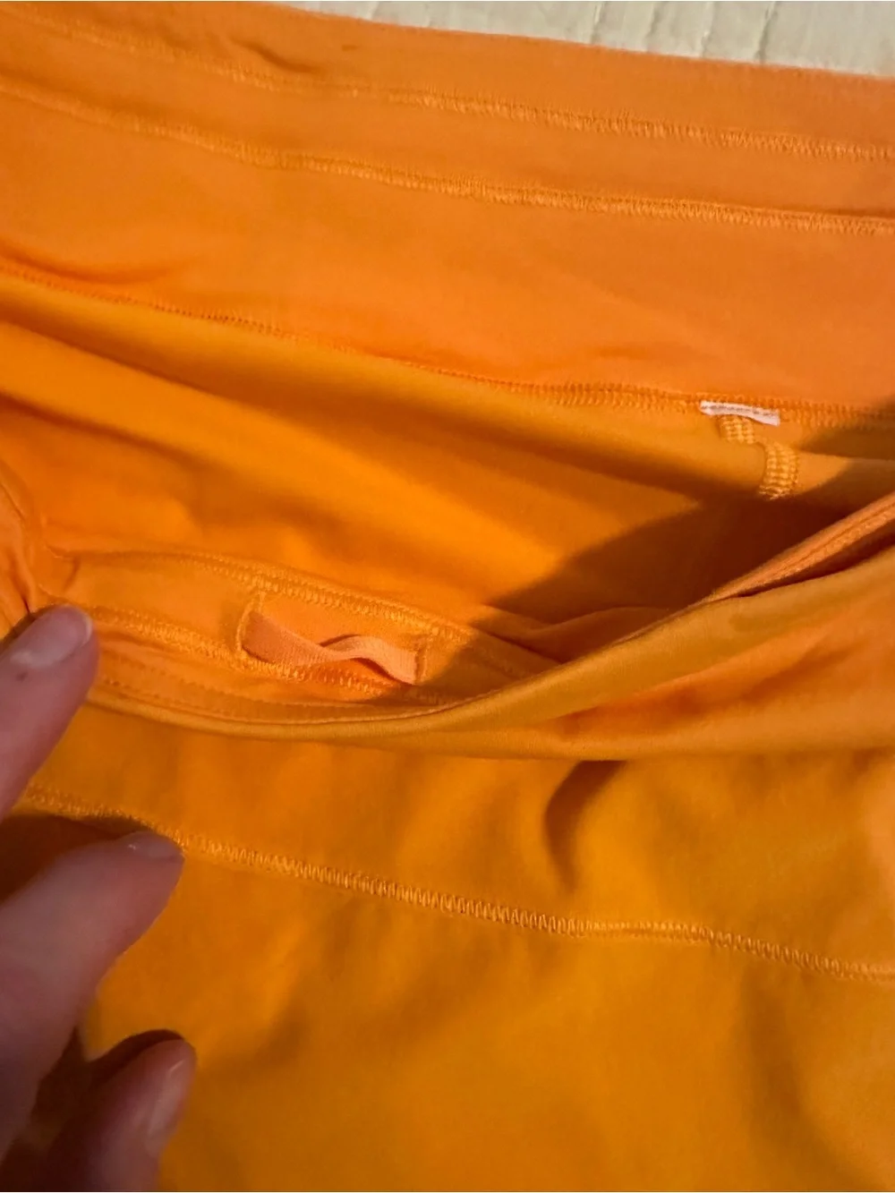 Lululemon Bright Orange Athletic Skort size 10